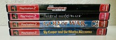 Sony PlayStation 2 PS2 ‘Black (SCPH-39001) Console Bundle W/4Games & Remote!