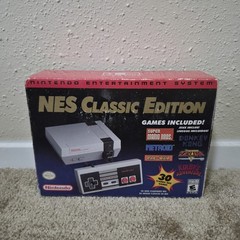 Nintendo Entertainment System NES Classic Edition Console Gray w/ 30 NES Games