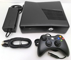 Microsoft Xbox 360S Black XBOX 360 SLIM Video Game Console System Bundle Set Kit