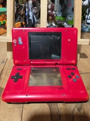 Nintendo DS NTR-001 Handheld Game Console Not Tested For Parts Only Red