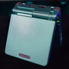 Metallic Teal Nintendo Game Boy Advance GBA SP IPS MOD Adjustable Brightness