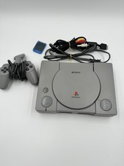 Sony PlayStation 1 PS1 SCPH-1001 Audiophile RCA Ports Console mem card TESTED