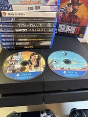 Sony PlayStation 4 PS4 500GB Black Console Bundle 22 Games & Controllers READ