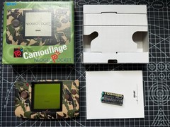 SNK NeoGeo Pocket Camouflage W/ Bivert Backlight &Box & Manual & Insert ~Prefect