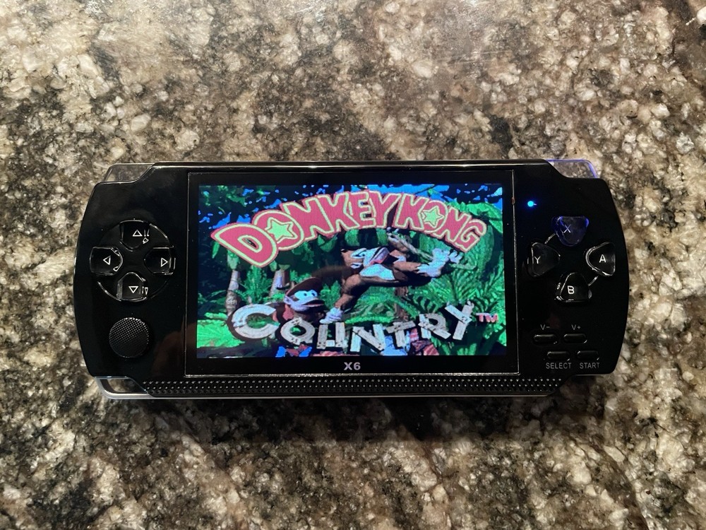 Handheld 4.3 Inch 8GB Retro Game Console with 10000 Games Rechargeable Battery