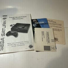 SEGA Saturn Console w/Box Tested Working System W/ Controller! See Pics