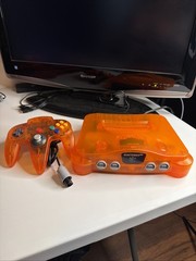 Nintendo 64 Console With Controller – Region Free – Fire Orange / Reshelled