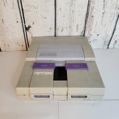 Super Nintendo SNES Console Only AS IS Parts or Repair-No Eject Button-SNES-001