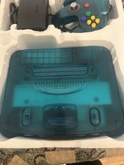 Nintendo 64 Funtastic Series Ice Blue Version Complete In Box OEM Controller US
