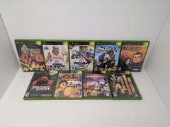Microsoft Original Xbox Console Bundle w/ 10 Games – NFL Street, XIII – Tested!