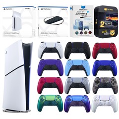 Sony PS5 Slim Digital + Disc Drive + Vertical Stand + Extra Controller