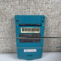 Nintendo Game Boy Color Handheld Console Teal With 2 Games TESTED Rugrats Barbie