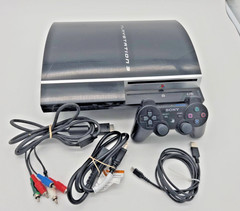 Sony PlayStation 3 Fat PS3 80GB Console W/ Controller, Component Cable CECHL01