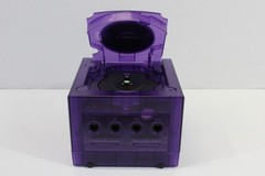 Nintendo Gamecube Console Clear Transparent Purple & AC NTSC-U/C DOL-001 GC RGB