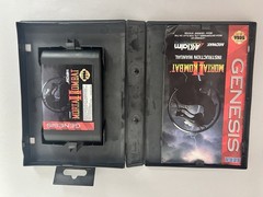 Sega Genesis MK-1631 Video Game Console Black w/Accessories & Mortal Kombat Game