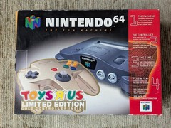 Toys’R’Us Nintendo 64 N64 Console w/ Gold Controller Limited Edition W/ Box