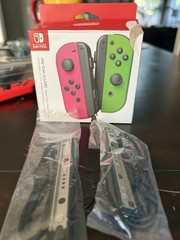 Nintendo Switch 32GB Console 5 Joycons and 64 GB MicroSD Charger and Dock Bundle