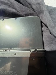 New Nintendo 3DS XL Gray Black Console Tested READ DESCRIPTION TOP SCREEN BROKEN