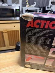 Vintage Nintendo NES Action Set Console Complete in Box (CIB)