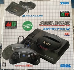 SEGA Mega Drive Mini Console HDMI, Japanese Edition Black , NEVER USED OPEN BOX