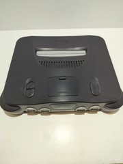 Nintendo 64 w expansion pk Charcoal Gray tested see vid/description for details