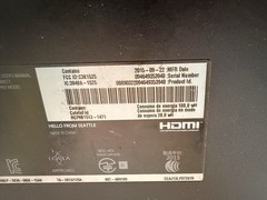 Microsoft Xbox One 500GB Model 1540 Black Console + Power Supply, No Controller