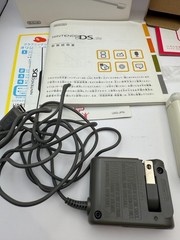 Nintendo DS Lite Console Crystal White Genuine Charger Pen Tested EUC