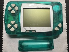 Bandai WonderSwan Clear Green Handheld Working US Seller