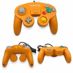 GameCube Orange Console with Game Boy Player