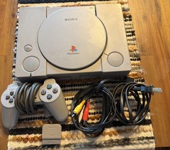 Sony PlayStation 1 SCPH-5501 Console + Original Controller & Cords – Tested