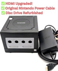 Nintendo GameCube HDMI Console Black: System Only, or Controller/Bundle GCVideo