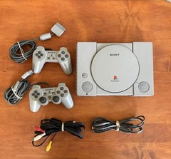 Sony PlayStation 1 PS1 Console Bundle w/ 2 Controllers – SCPH-7501 – Tested