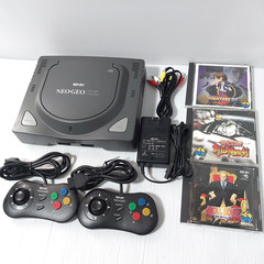 SNK NEO GEO CDZ Console CD-T02 with 3 games Tested Import Japan #0006171