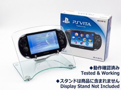 Sony PS Vita Wi-Fi Model PCH-1000 Crystal Black Console Full Set + OLED Screen