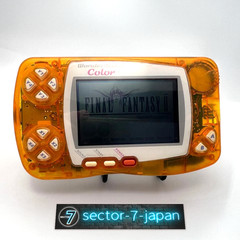 Bandai WonderSwan Color Clear Orange WSC-001 Tested Working Good From JPN Cond