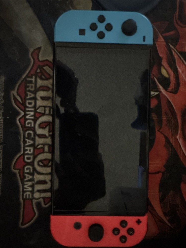 Nintendo Switch OLED Model HEG-001 Handheld Console – 64GB – Black/Neon Red/Neon