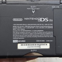 Nintendo DS Lite Blue/Black With 8 Games Pink Case & Charger