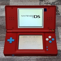 Pokedex Nintendo DS Lite Custom Pokemon Edition Red New Build! Stylus, Charger