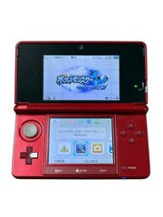 Nintendo 3DS Metallic Red Console Only Tested Working Japanese Version