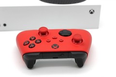 Microsoft Xbox Series S 512GB White Console Bundle w/ Red Wireless Controller