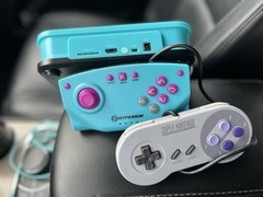 Hyperkin Retron 5 Multi-System Console Blue Pink Black HDMI USB NES SNES Genesis