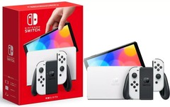Nintendo Switch OLED 64GB White Joy-Con 2021 Newest – Japan Import with US plug