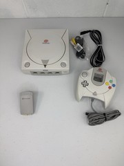 Sega Dreamcast Console – White w/ Controller & Cords! HKT-3020 Tested & Works