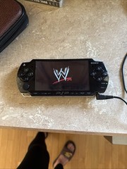 Sony PlayStation PSP-2001 Black PSP Portable Console System With Power Chords