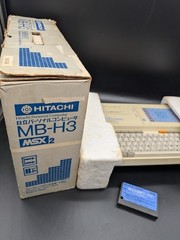 HITACHI MSX2 MB-H3 Hobby PC with 64K RAM 64K VRAM Japan As Is