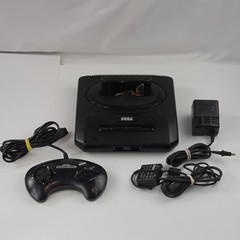 Sega Genesis Model 2 Console System Bundle W/ Game Cords & OEM Controller Tested