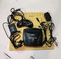 SEGA Genesis 3 Console Cleaned, Tested, and Working OEM RF, Adapter & Controller