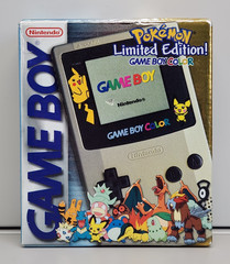 Nintendo Gameboy Color Pokemon Limited Edition GS Gold Silver, NEW Sealed, READ
