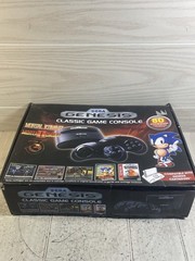 AtGames Sega Genesis Classic Game Console 80 Built-In Games 2 Controllers Cables