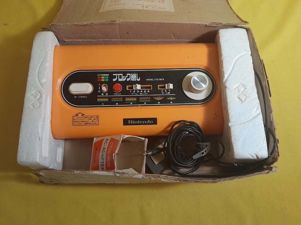 1979 RETRO CONSOLE NINTENDO PONG BLOCK KUZUSHI CTG BK6 Boxed US SELLER T4